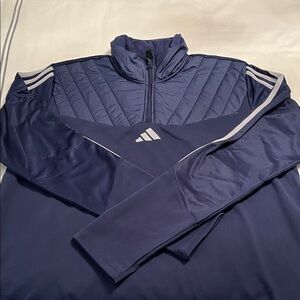 Adidas Men's Navy Performance 1/4 zip